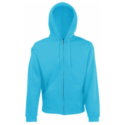 Fruit Of The Loom Men's Classic Hooded Sweatshirt - XL, Azure Blue