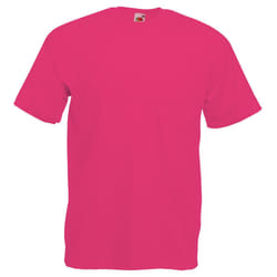 Fruit Of The Loom Mens Valueweight Short Sleeve T-Shirt - M, Fuchsia