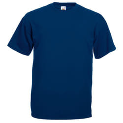 Fruit Of The Loom Mens Valueweight Short Sleeve T-Shirt - 4XL, Navy
