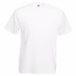 Fruit Of The Loom Mens Valueweight Short Sleeve T-Shirt - 4XL, White