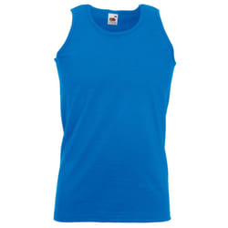 Fruit Of The Loom Mens Athletic Sleeveless Vest / Tank Top - M, Royal