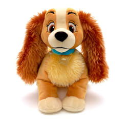 Disney Store Official Lady Plush from Lady and The Tramp - 11 Inches  Authentic Soft Toy Figure  Iconic Movie Character  for Kids & Collectors  Premiu