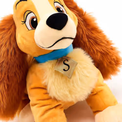Disney Store Official Lady Plush from Lady and The Tramp - 11 Inches  Authentic Soft Toy Figure  Iconic Movie Character  for Kids & Collectors  Premiu