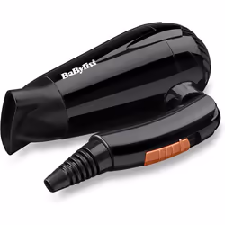 BaByliss Travel 2000 W Hair Dryer - Black