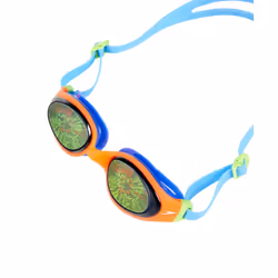 Speedo Kids' Holowonder Goggles - Smoke/Siren/Japan Blue, One Size