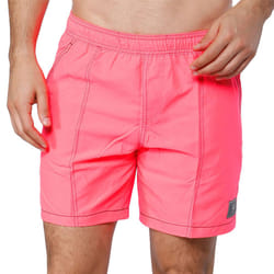 Speedo Mens Checked Leisure Swimming Swim Beach Pool Water Shorts - S, Red