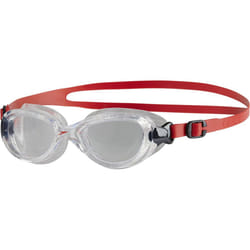 Speedo Swimming Futura Classic BiOfuse Goggles Boys Girls Junior 6-14 Years *New (2020) - Red/Clear