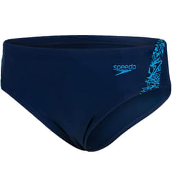 Speedo Boys Boom Splice Swim Swimming Swimwear Briefs Bottoms - Blue - 28, Blue