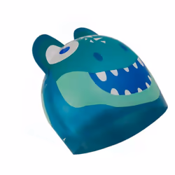 Infant Printed Character Swimming Cap | Learn to Swim | Silicone | Keep Hair Dry | Junior Swimmers, Cosmos/Emerald/Aqua Mint, One Size