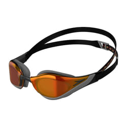Unisex Adult Fastskin Pure Focus Swimming Goggles, Black/Cool Grey/Fire Gold, One Size