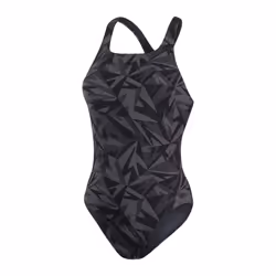 Speedo Swimming Costume Womens Hyperboom Allover Medalist Swimsuit - 40