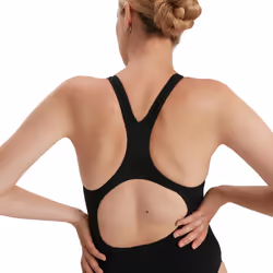 Speedo Swimming Costume Womens Eco Endurance+ Medalist Swimsuit - Black - 28