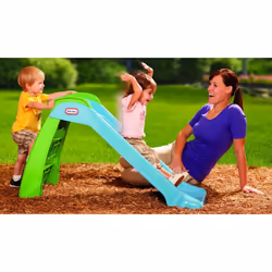 Little Tikes Stable Easy Assembly First Slide (Blue/ Green) 18m+