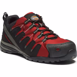 Dickies Tiber Mens Lightweight Safety Shoe Trainer Composite Toe - Red, 3