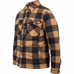 Dickies Portland Polyester Men's Khaki Casual Shirt - Not Specified, L