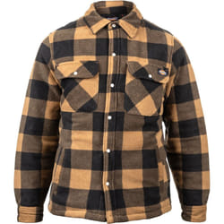Dickies Portland Polyester Men's Khaki Casual Shirt - Not Specified, XL