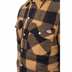 Dickies Portland Polyester Men's Khaki Casual Shirt - Not Specified, XL