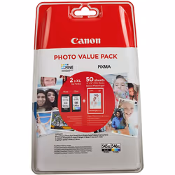 Canon Original PG 545XL and CL 546XL Ink Cartridge - Black