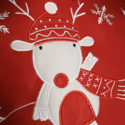 Premier Traditional  90cm Tree Skirt - Reindeer Design
