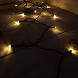 200 LED 20m Premier Battery 8 Function Outdoor Smart Timer Lights Warm White
