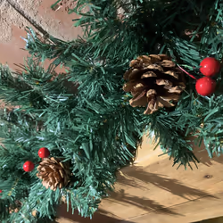 Premier 270cm (9ft) Christmas Garland Decoration With Red Berries & Cones