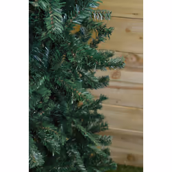 2.2m (7.5ft) Premier Plain Green Spruce Pine Slim Christmas Tree with Stand