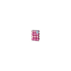 Premier Christmas Decorations Multi Finish Balls 24 x 60mm - Pink