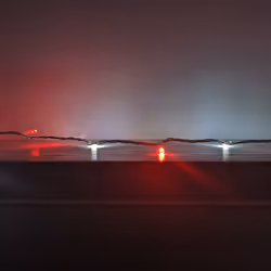 Premier Deluxe Light Set - 20m Multi Action 200 Red & White LED SUPABRIGHTS