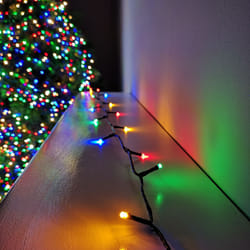 480 LED (48m) Premier Supabright LED Christmas Lights with Timer Multi Coloured