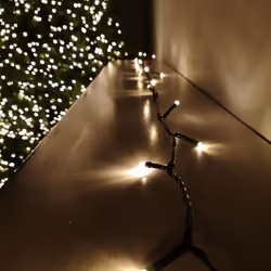 480 LED 38.3m Premier Christmas Outdoor Multi Function Timer Lights Warm White