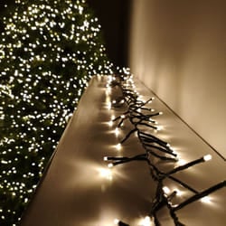 480 LED (6.2m) Premier Cluster Christmas Tree Lights with Timer - Warm White