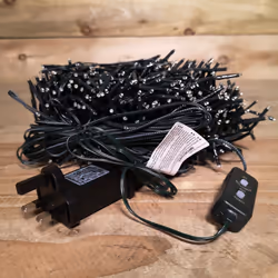 960 LED (12.4m) Premier Cluster Christmas Tree Lights with Timer - Cool White
