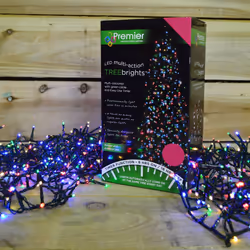 Premier TreeBright 1000 Multi Colour LED Christmas Lights With Timer - 25m - Additional view 5