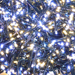 Premier TreeBrights Cool & Warm White 1000 LED Christmas Tree Lights With Timer - 25m