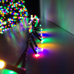 1500 LED 37.5m Premier TreeBrights Christmas Lights with TIMER in Multi Coloured