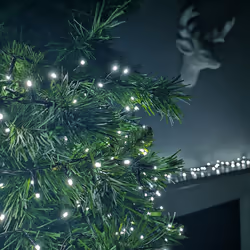 1500 LED (37.5m) Premier TreeBrights Christmas Tree Lights & TIMER in Cool White