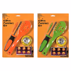 Premier Decorations Halloween Pumpkin Carving Light & 2 Assorted Tools
