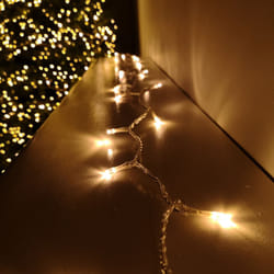 Premier Multi Action Supabrights 200 LEDs Vintage Gold with Clear Cable [LV071255VGC]