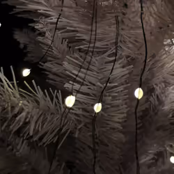 Premier UltraBrights Waterfall Lights 200 LEDs Warm White Green Wire [LV184720WW]