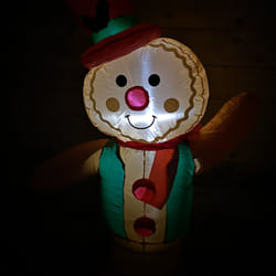 Premier Christmas Inflatable Gingerbread Man 1.2m LED Lit