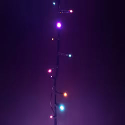 500 LED (12.5m) Premier TreeBrights Christmas Tree Lights - TIMER in Rainbow