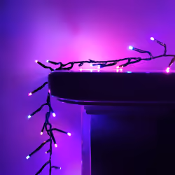 3000 LED 37.2 Metre Premier Mullti Action Rainbow Cluster Brights with Timer