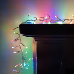 Premier 960 Multi Colour Cluster Brights LED Christmas Lights 12.4m