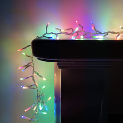 Premier 960 Multi Colour Cluster Brights LED Christmas Lights 12.4m
