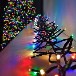 Premier Christmas 768 Compact Cluster LED Lights Multi Colour