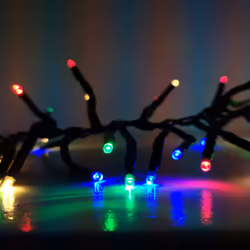 Premier Christmas 768 Compact Cluster LED Lights Multi Colour