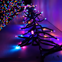 768 LED Compact Cluster Rainbow Christmas Lights