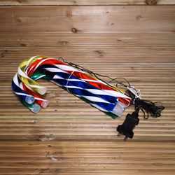 62cm Multi Coloured Christmas Candy Cane Garden Patio Illuminated Path Lights
