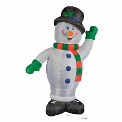 Inflatable Snowman Pre Lit LED Christmas Decoration 1.8M Festive
