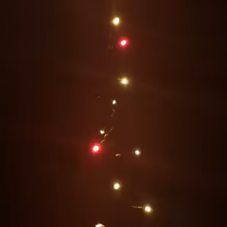 500 LED 12.5m Premier TreeBrights Christmas Tree Lights Timer Red & Vintage Gold
